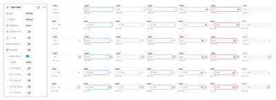 Input field component variants