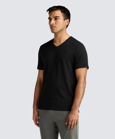 Merino Wool V-Neck T-Shirt